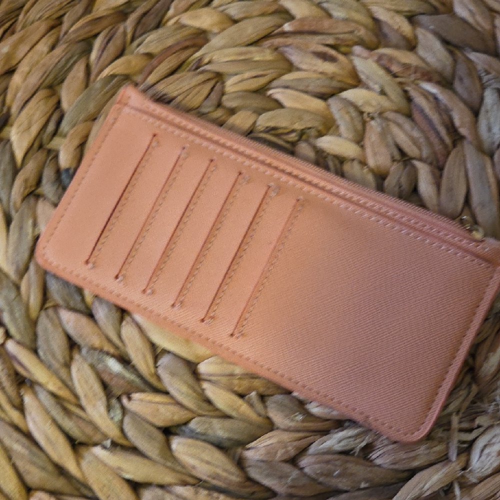 a new day Peach Card Holder